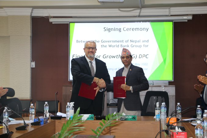 Nepal, World Bank Sign $150 Million Development Policy Credit to Strengthen Nepal&rsquo;s Financial Sector